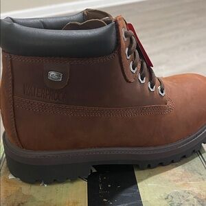 Skechers Men's Rugged Brown Waterproof Boots